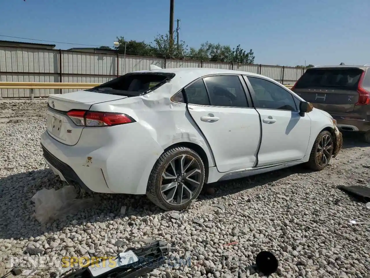 3 Photograph of a damaged car JTDS4RCE6LJ024603 TOYOTA COROLLA 2020