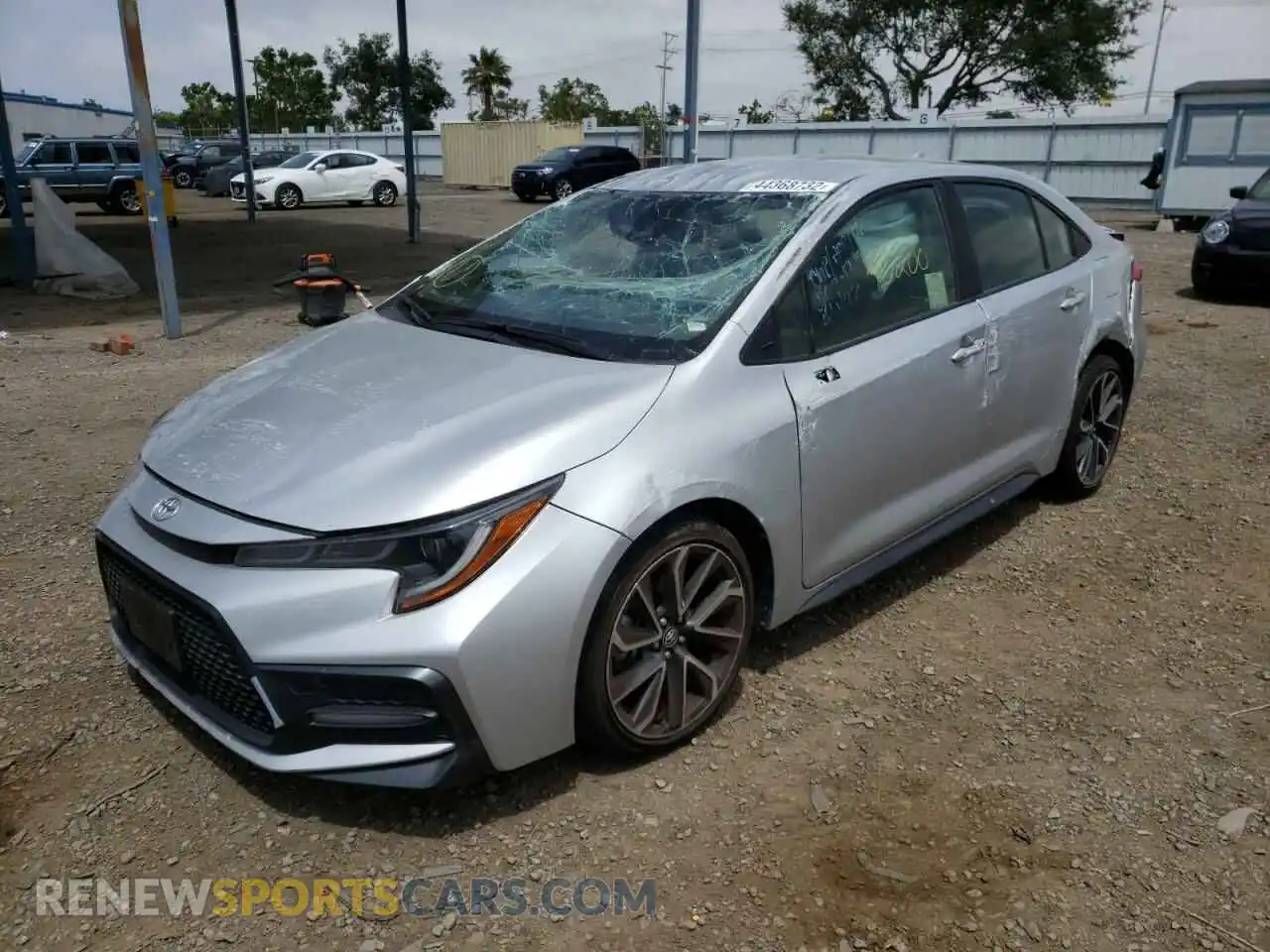 2 Photograph of a damaged car JTDS4RCE6LJ025900 TOYOTA COROLLA 2020
