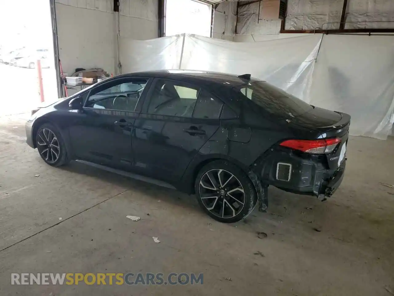 2 Photograph of a damaged car JTDS4RCE6LJ029591 TOYOTA COROLLA 2020