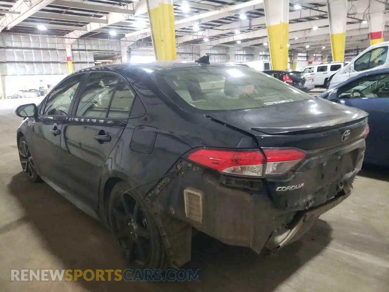 3 Photograph of a damaged car JTDS4RCE6LJ040011 TOYOTA COROLLA 2020
