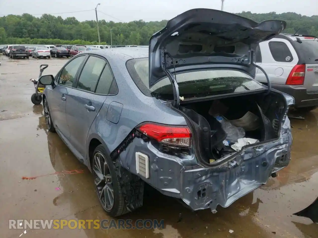 3 Photograph of a damaged car JTDS4RCE6LJ041126 TOYOTA COROLLA 2020