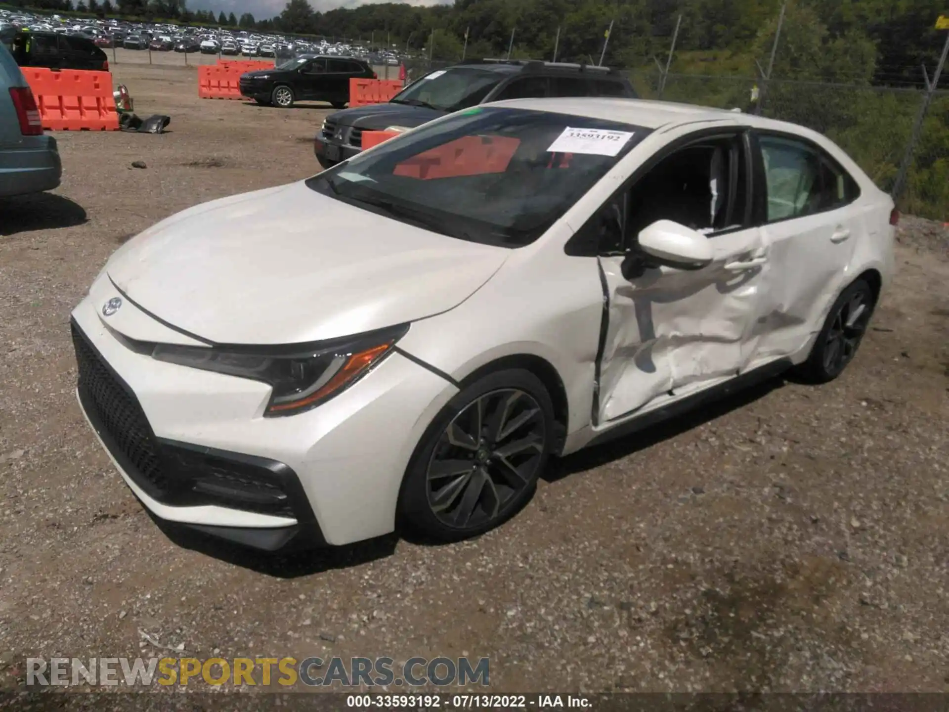 2 Photograph of a damaged car JTDS4RCE6LJ042342 TOYOTA COROLLA 2020