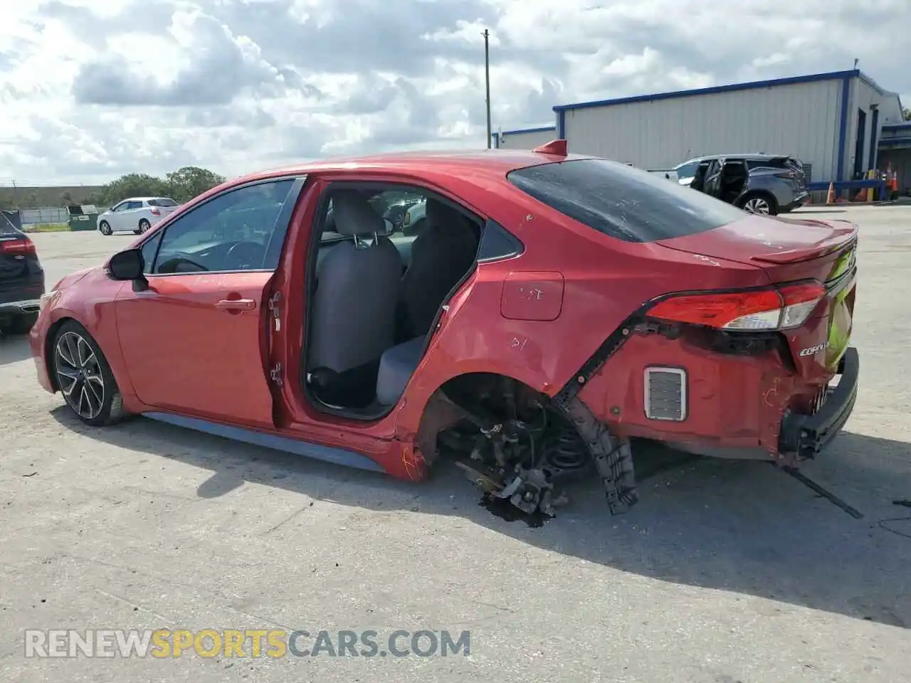 2 Photograph of a damaged car JTDS4RCE6LJ044625 TOYOTA COROLLA 2020