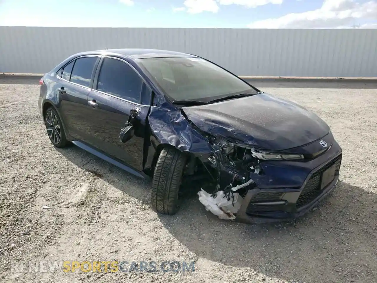 1 Photograph of a damaged car JTDS4RCE6LJ048951 TOYOTA COROLLA 2020