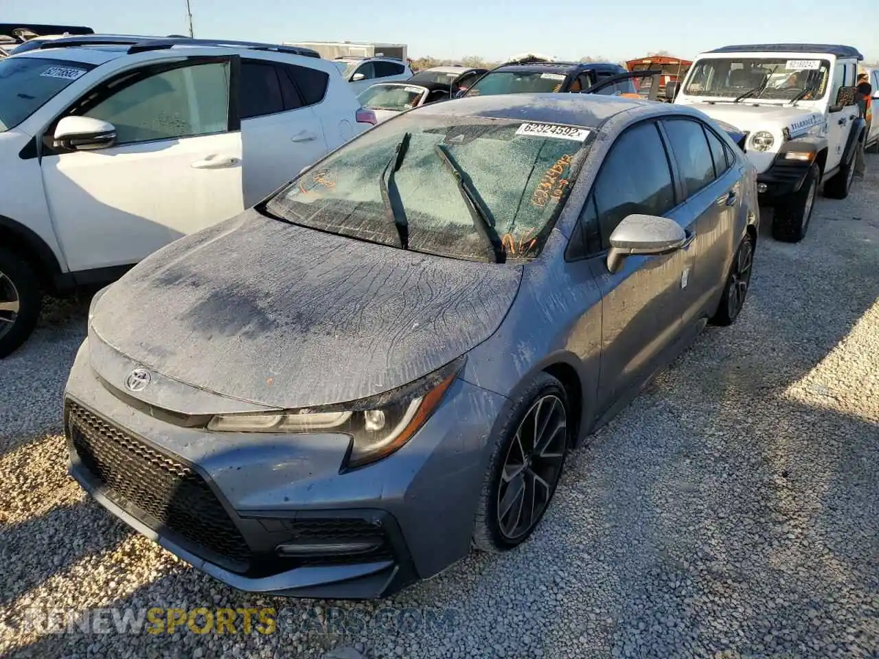 2 Фотография поврежденного автомобиля JTDS4RCE6LJ052708 TOYOTA COROLLA 2020