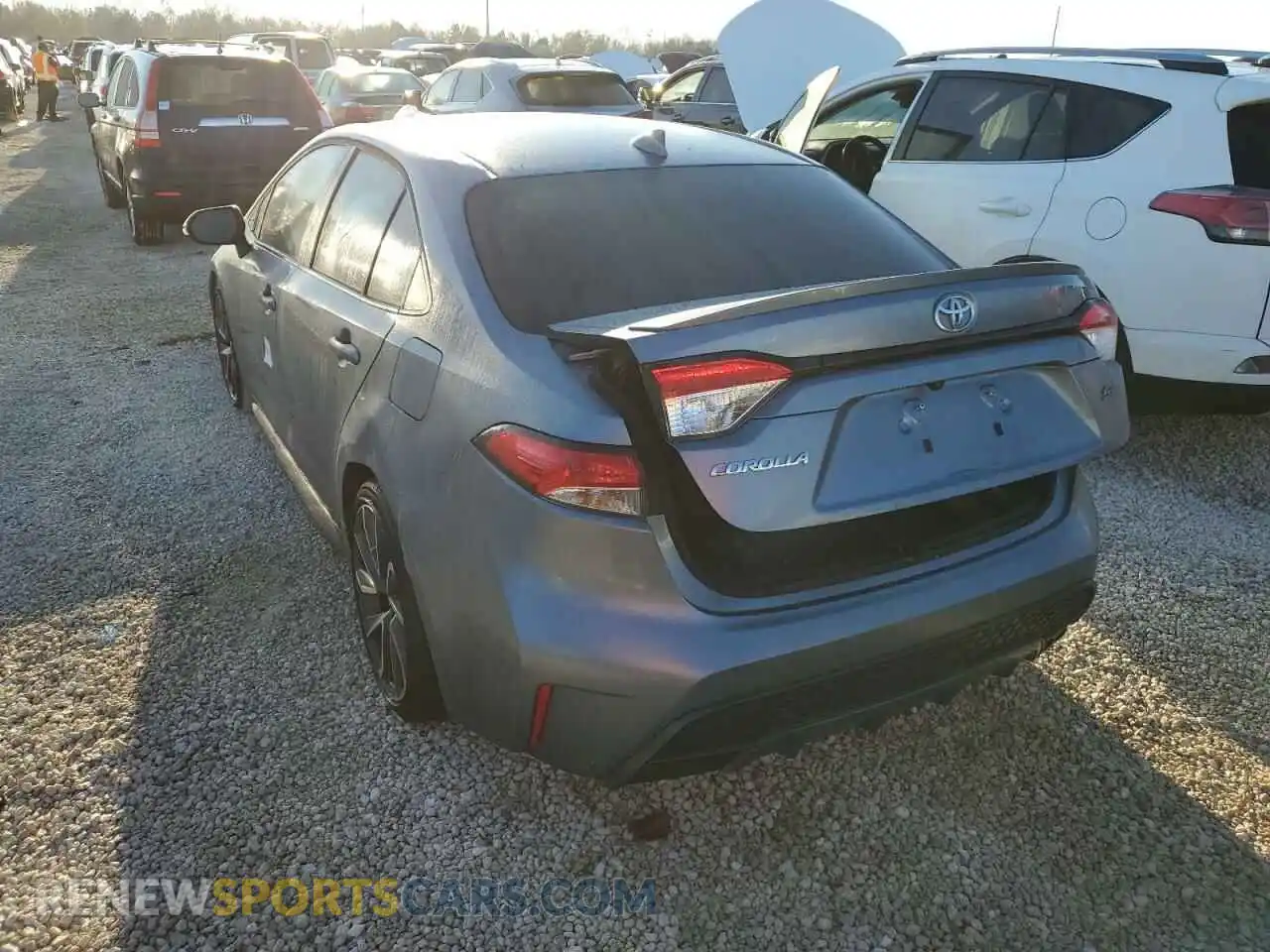 3 Фотография поврежденного автомобиля JTDS4RCE6LJ052708 TOYOTA COROLLA 2020