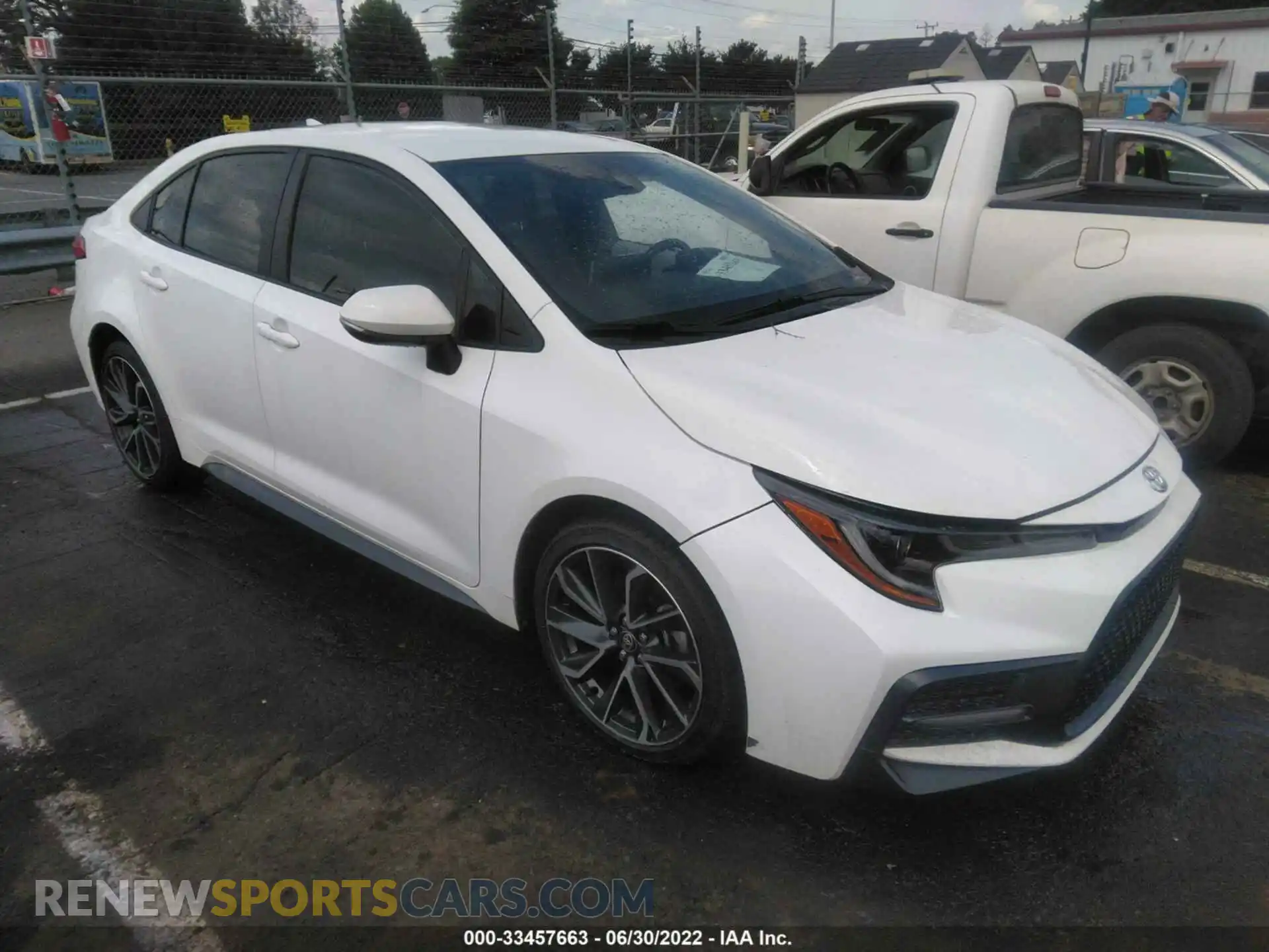 1 Photograph of a damaged car JTDS4RCE7LJ000293 TOYOTA COROLLA 2020