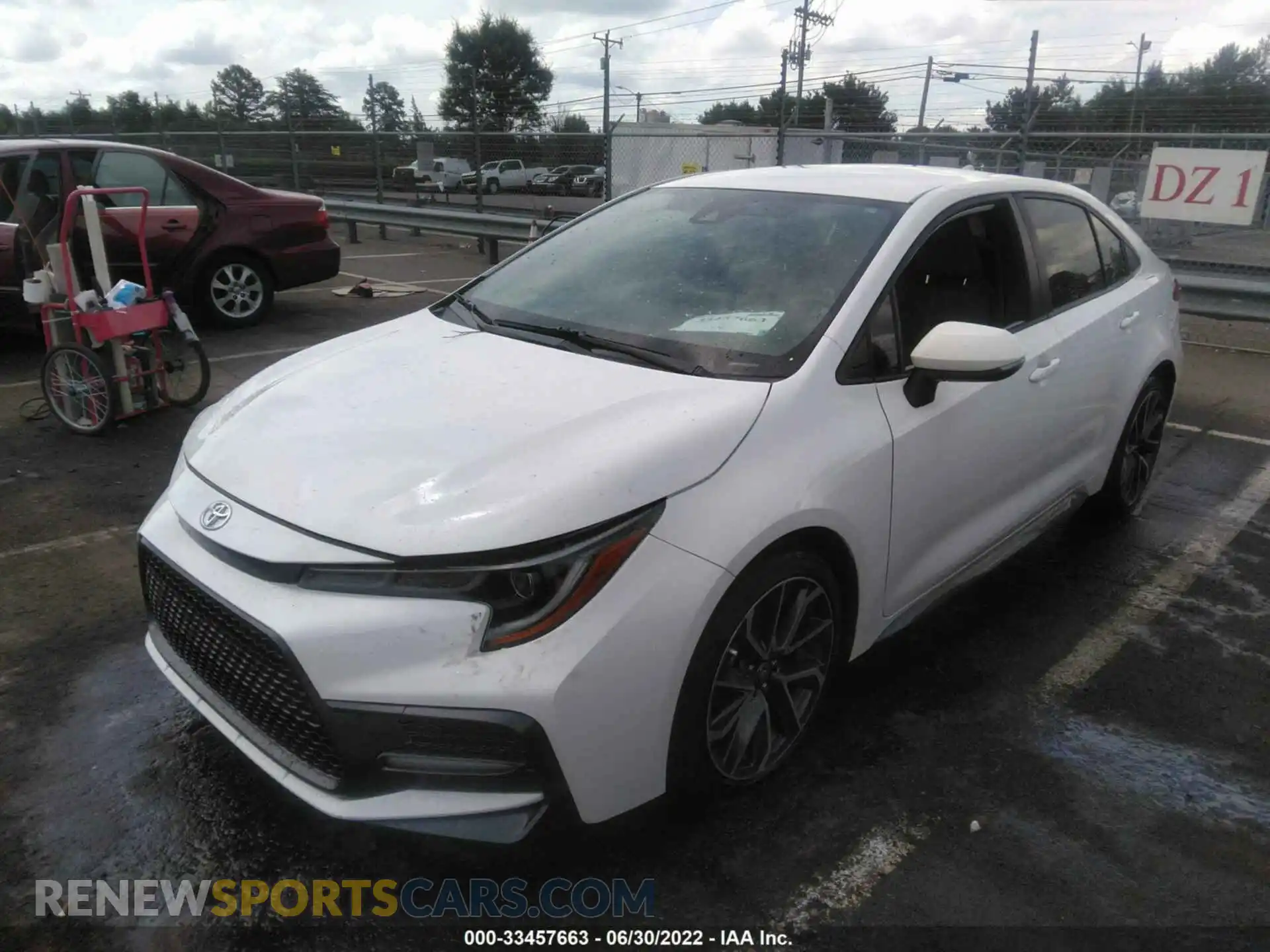 2 Photograph of a damaged car JTDS4RCE7LJ000293 TOYOTA COROLLA 2020