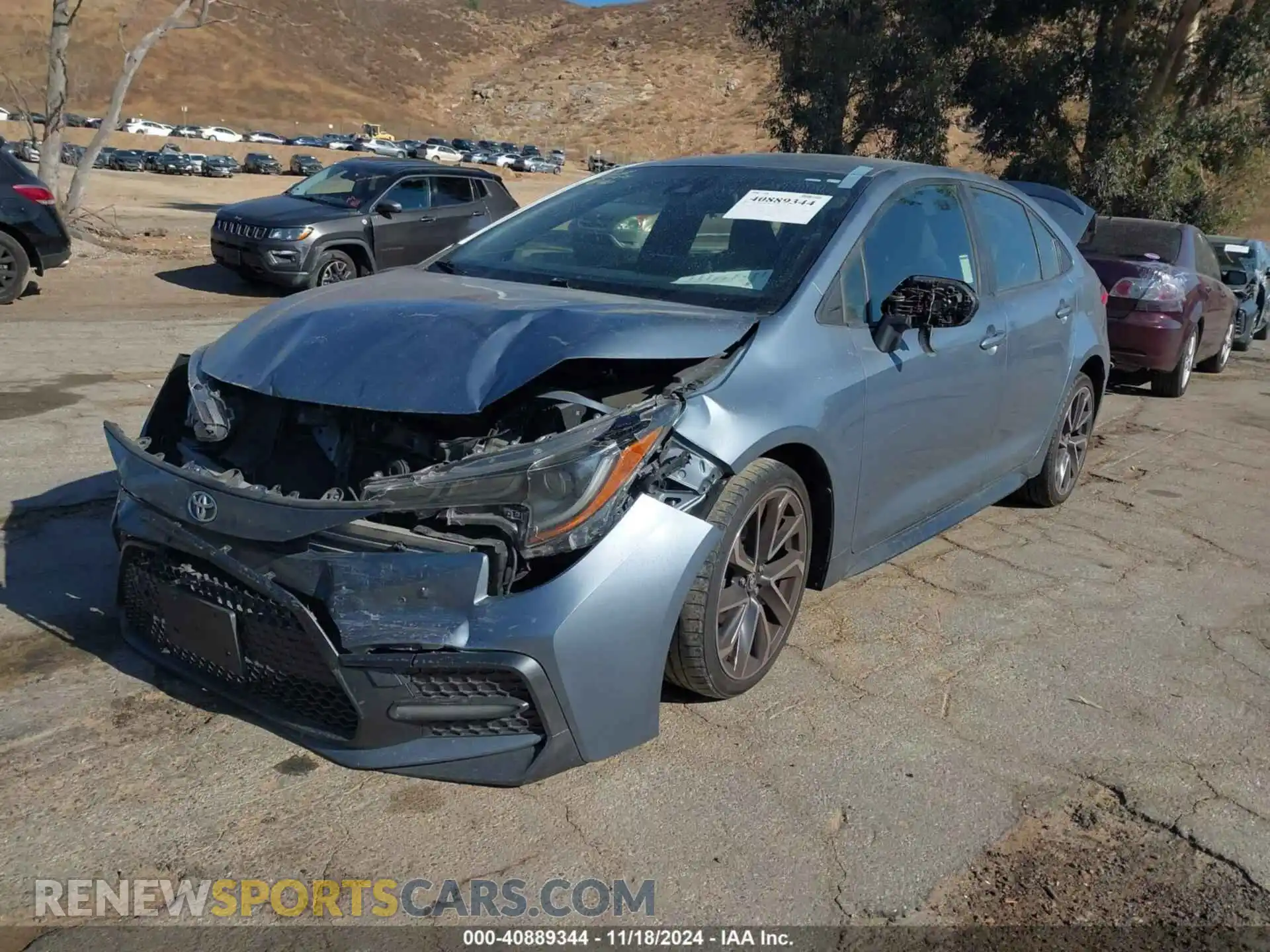 2 Фотография поврежденного автомобиля JTDS4RCE7LJ004148 TOYOTA COROLLA 2020