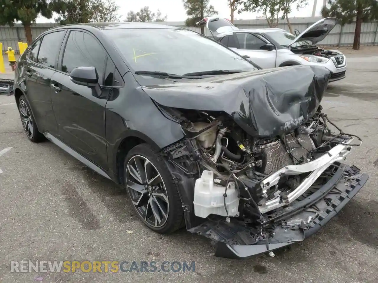 1 Photograph of a damaged car JTDS4RCE7LJ005686 TOYOTA COROLLA 2020