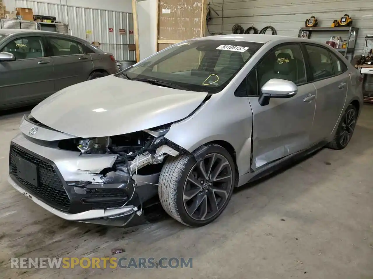2 Photograph of a damaged car JTDS4RCE7LJ013447 TOYOTA COROLLA 2020