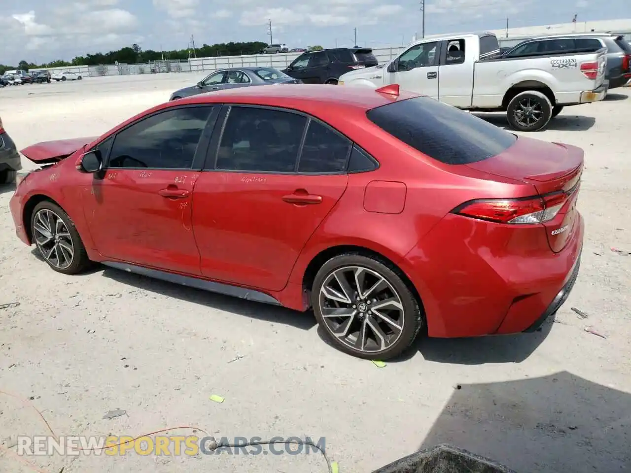 2 Фотография поврежденного автомобиля JTDS4RCE7LJ017689 TOYOTA COROLLA 2020