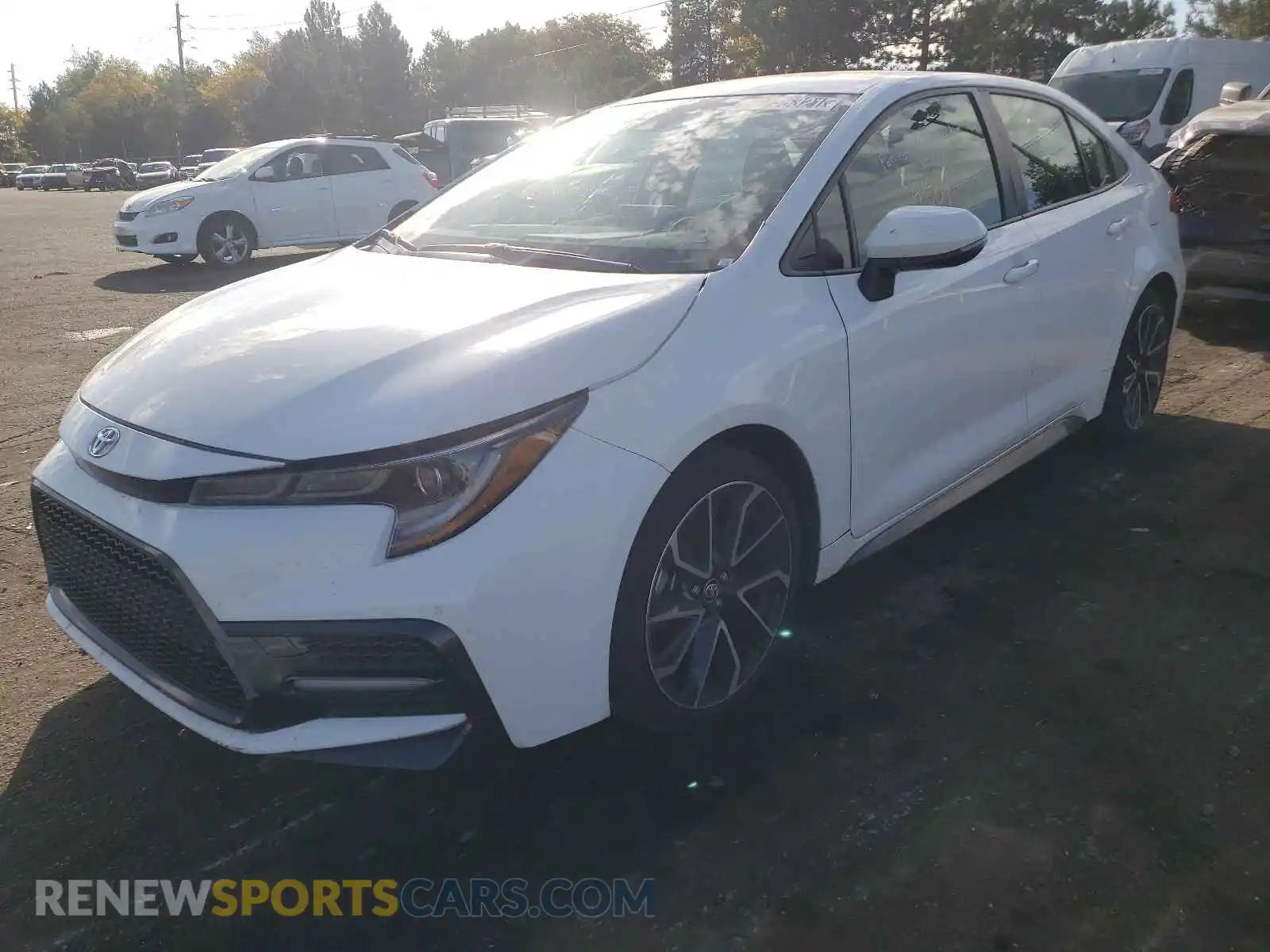 2 Photograph of a damaged car JTDS4RCE7LJ025517 TOYOTA COROLLA 2020