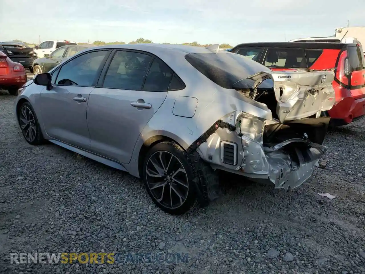 2 Photograph of a damaged car JTDS4RCE7LJ028921 TOYOTA COROLLA 2020