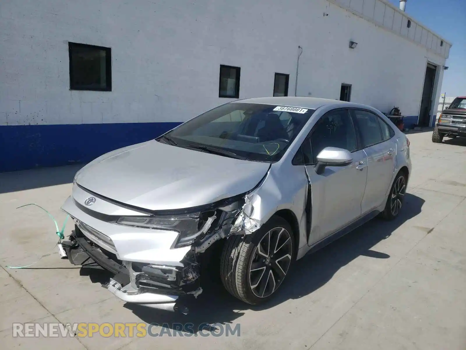 2 Photograph of a damaged car JTDS4RCE7LJ031382 TOYOTA COROLLA 2020