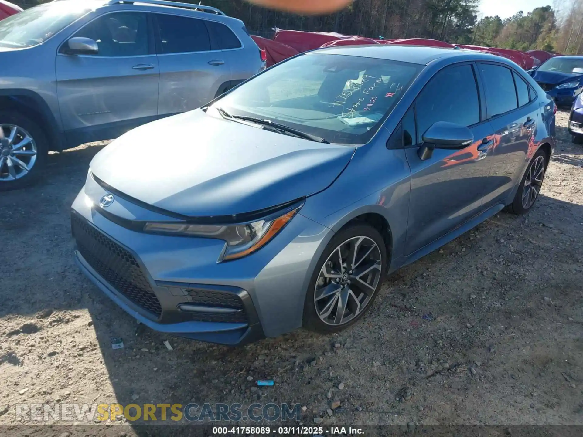 2 Photograph of a damaged car JTDS4RCE7LJ038252 TOYOTA COROLLA 2020
