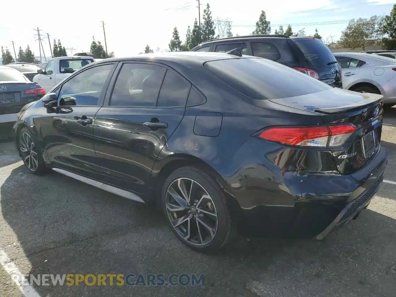 2 Photograph of a damaged car JTDS4RCE7LJ038669 TOYOTA COROLLA 2020