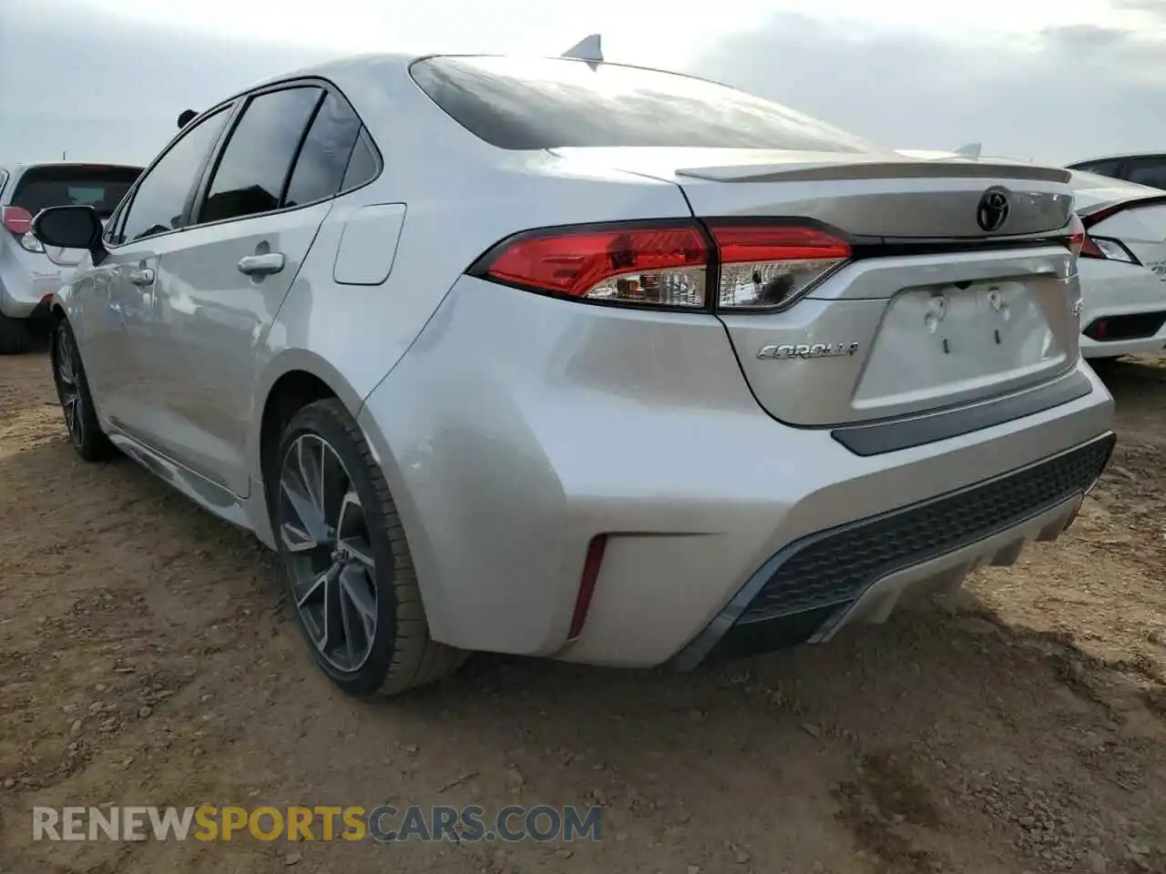 3 Фотография поврежденного автомобиля JTDS4RCE7LJ052703 TOYOTA COROLLA 2020