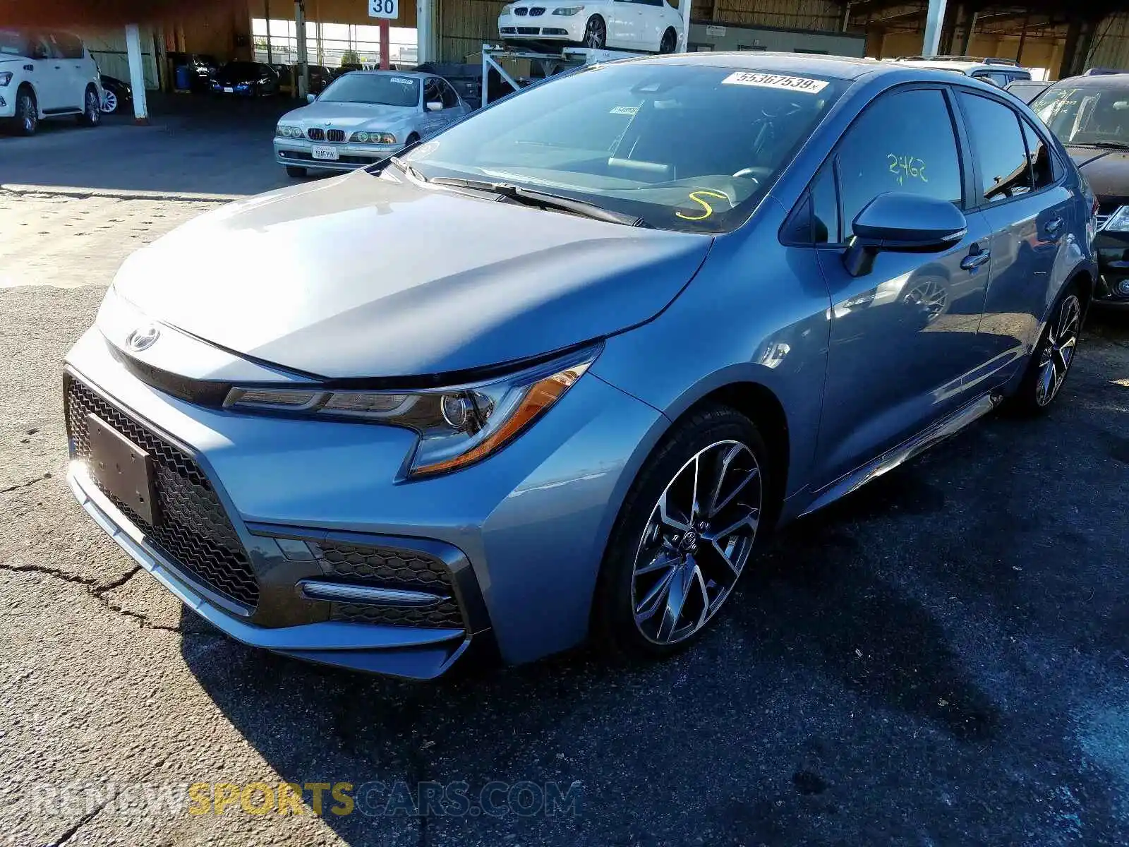 2 Photograph of a damaged car JTDS4RCE8LJ002165 TOYOTA COROLLA 2020