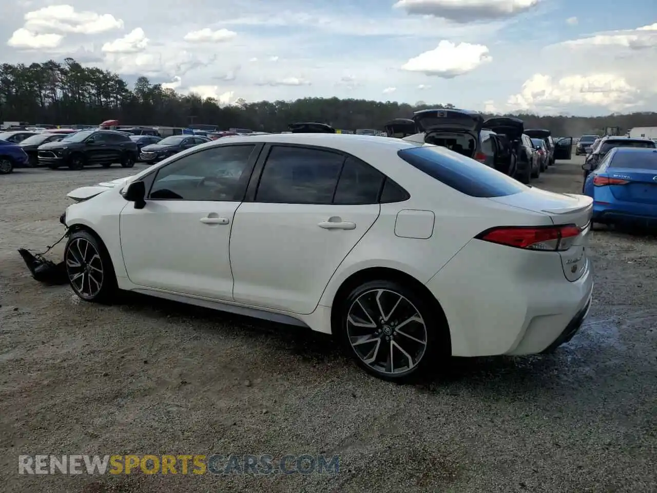 2 Photograph of a damaged car JTDS4RCE8LJ007012 TOYOTA COROLLA 2020