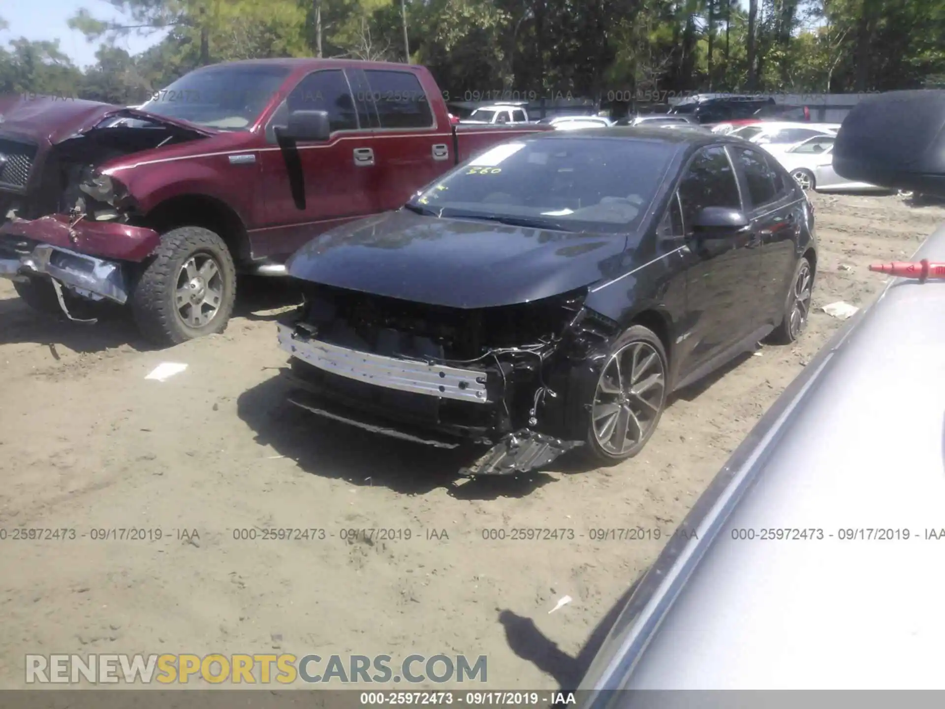 2 Photograph of a damaged car JTDS4RCE8LJ012999 TOYOTA COROLLA 2020