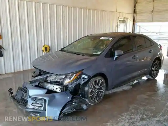 2 Photograph of a damaged car JTDS4RCE8LJ013165 TOYOTA COROLLA 2020