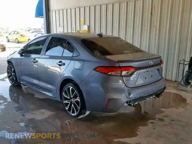 3 Photograph of a damaged car JTDS4RCE8LJ013165 TOYOTA COROLLA 2020