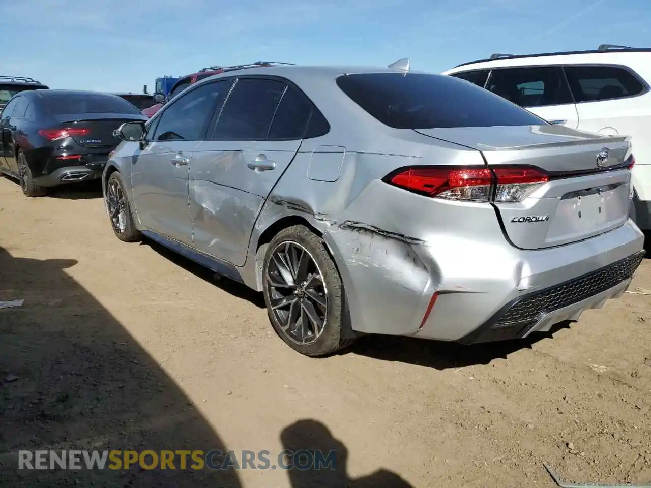 2 Фотография поврежденного автомобиля JTDS4RCE8LJ015661 TOYOTA COROLLA 2020
