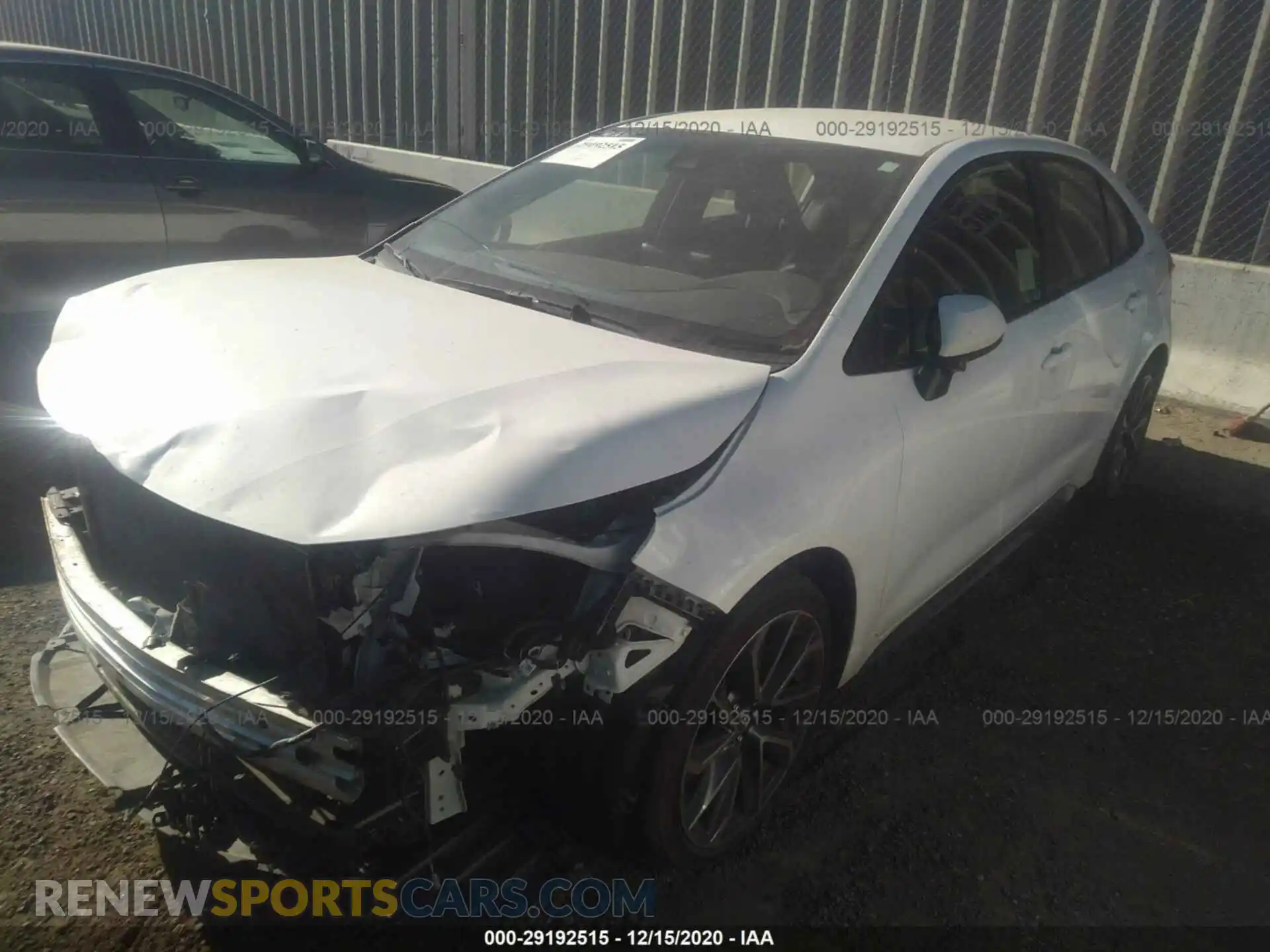 2 Photograph of a damaged car JTDS4RCE8LJ019595 TOYOTA COROLLA 2020