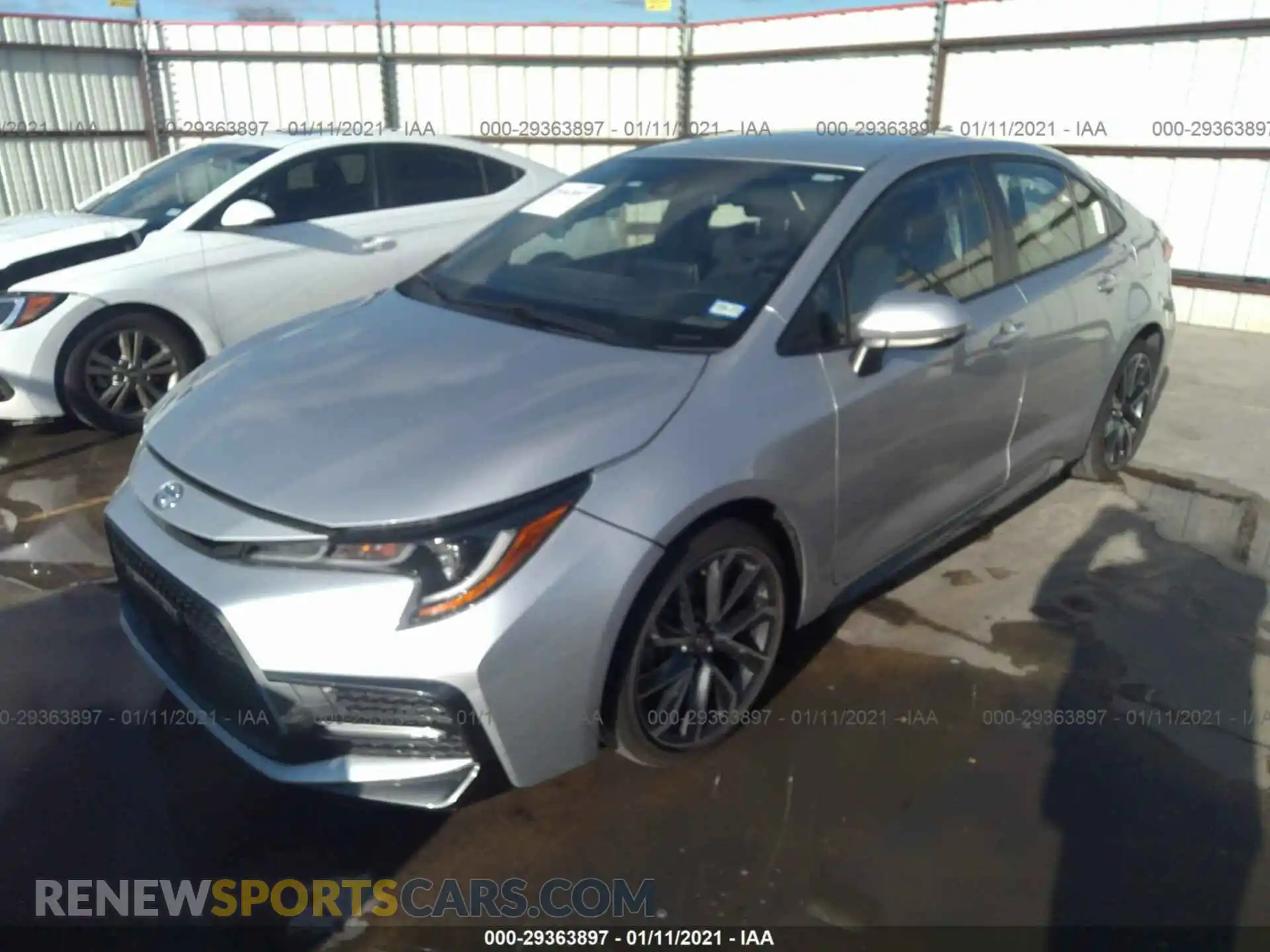 2 Photograph of a damaged car JTDS4RCE8LJ020598 TOYOTA COROLLA 2020