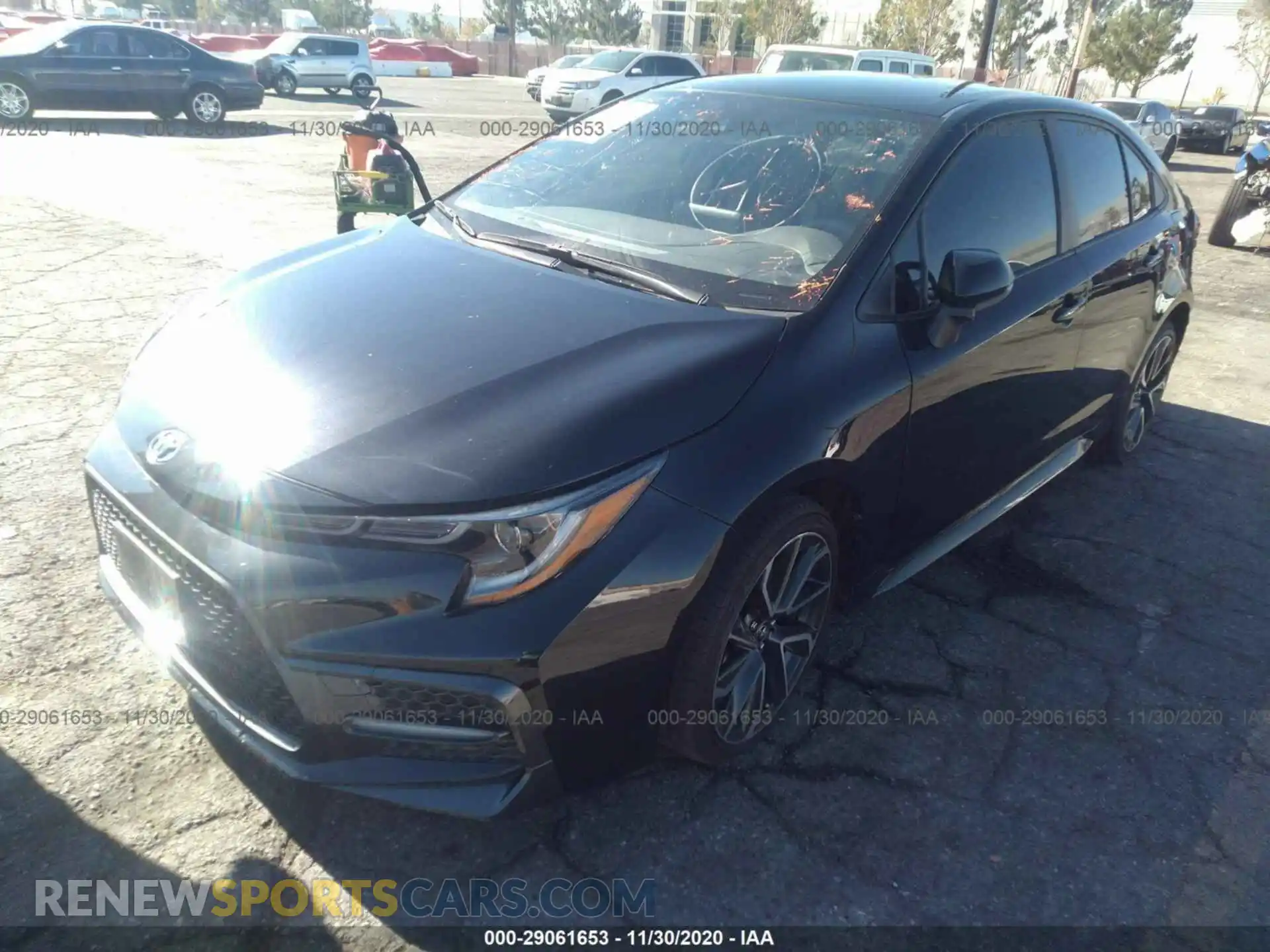 2 Photograph of a damaged car JTDS4RCE8LJ035201 TOYOTA COROLLA 2020