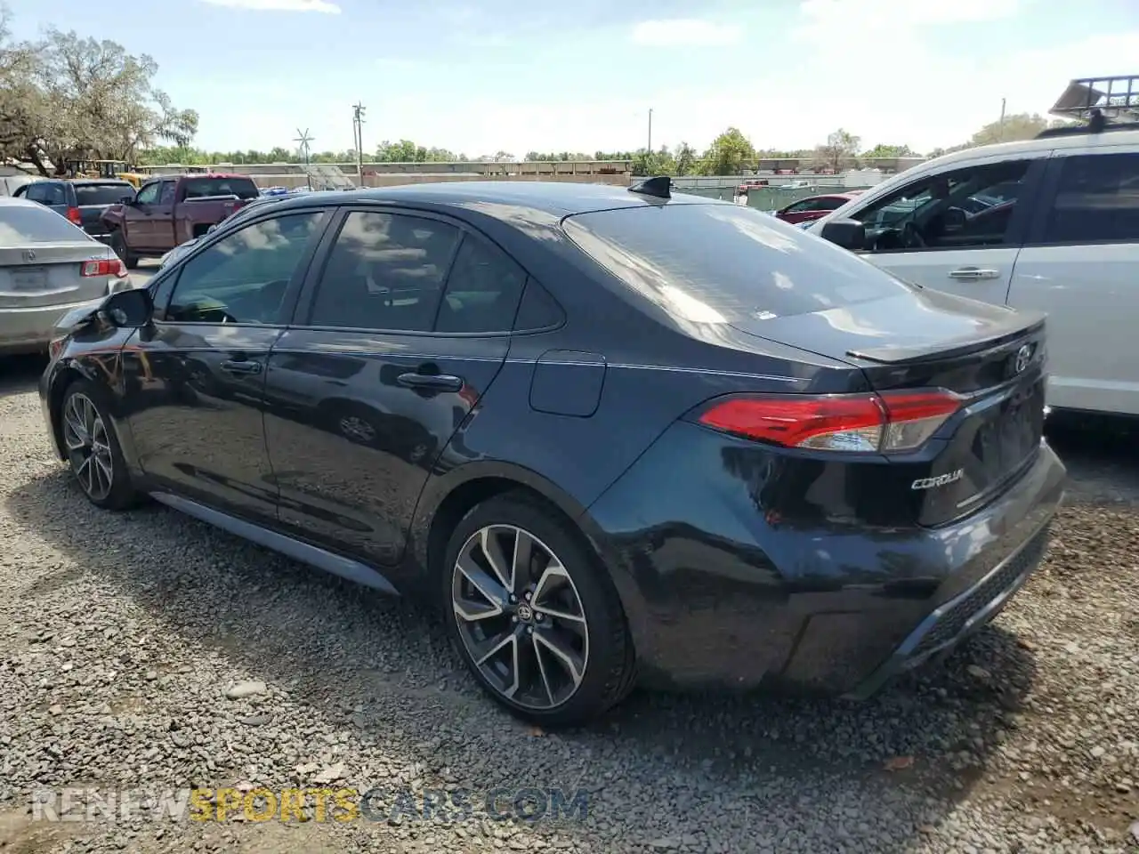 2 Photograph of a damaged car JTDS4RCE8LJ039636 TOYOTA COROLLA 2020