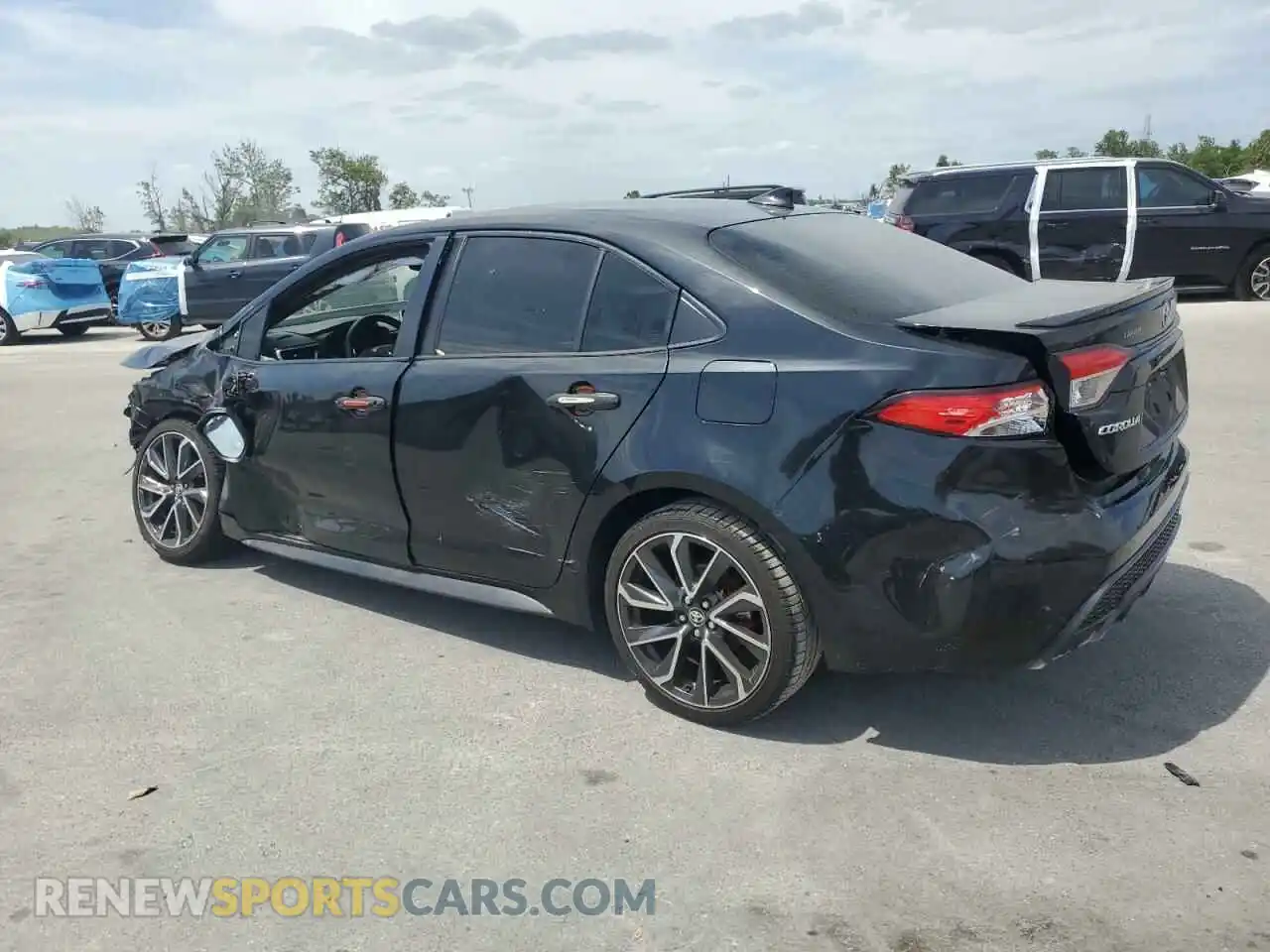 2 Photograph of a damaged car JTDS4RCE8LJ043055 TOYOTA COROLLA 2020