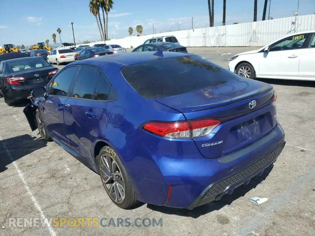 3 Photograph of a damaged car JTDS4RCE8LJ048837 TOYOTA COROLLA 2020