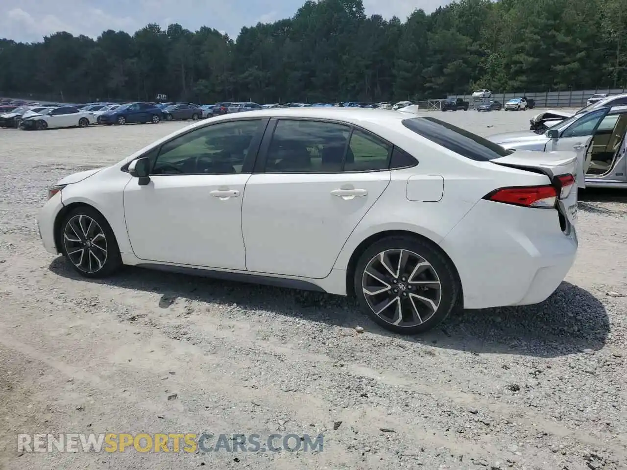 2 Photograph of a damaged car JTDS4RCE9LJ003714 TOYOTA COROLLA 2020