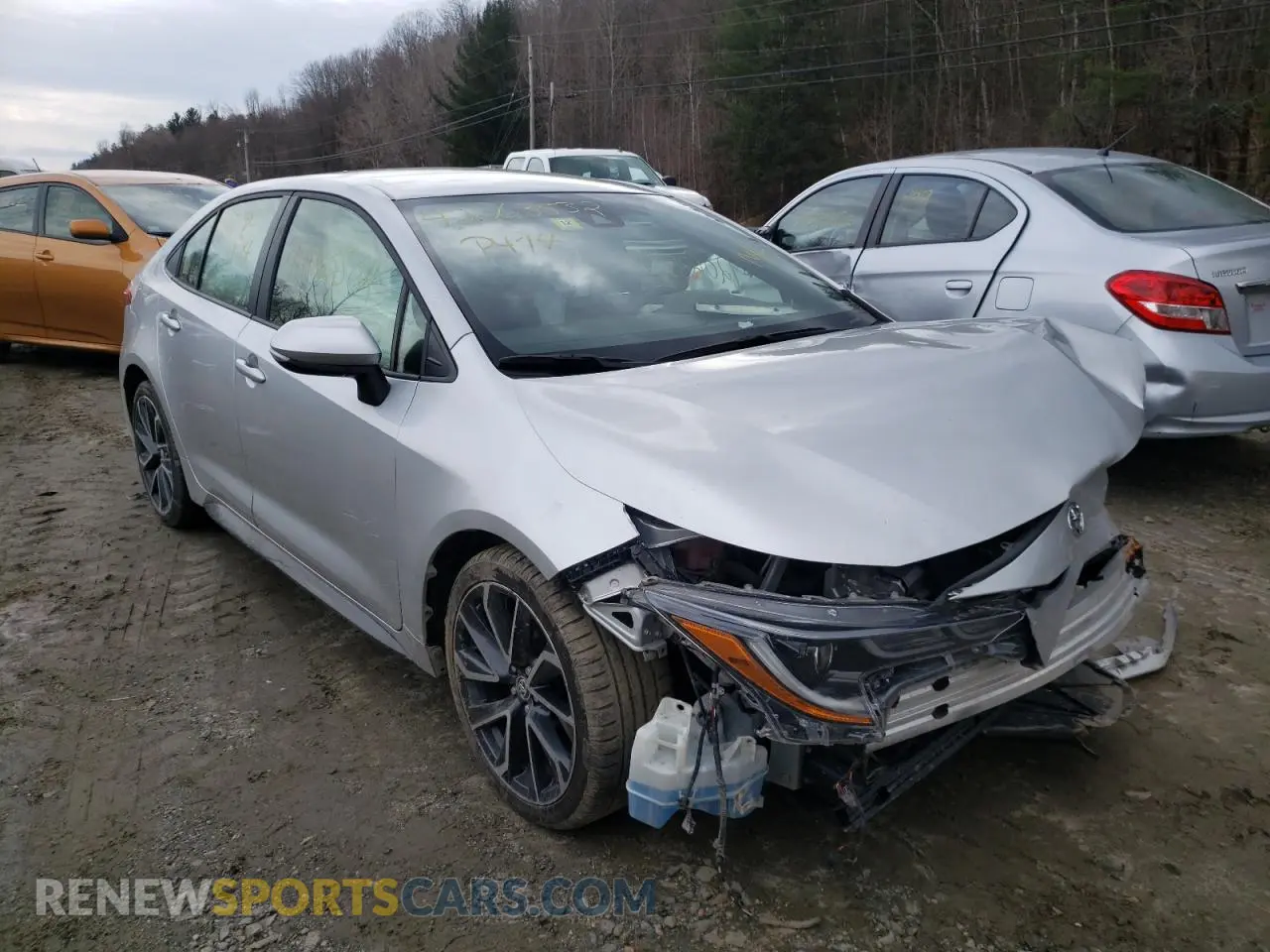 1 Photograph of a damaged car JTDS4RCE9LJ006435 TOYOTA COROLLA 2020
