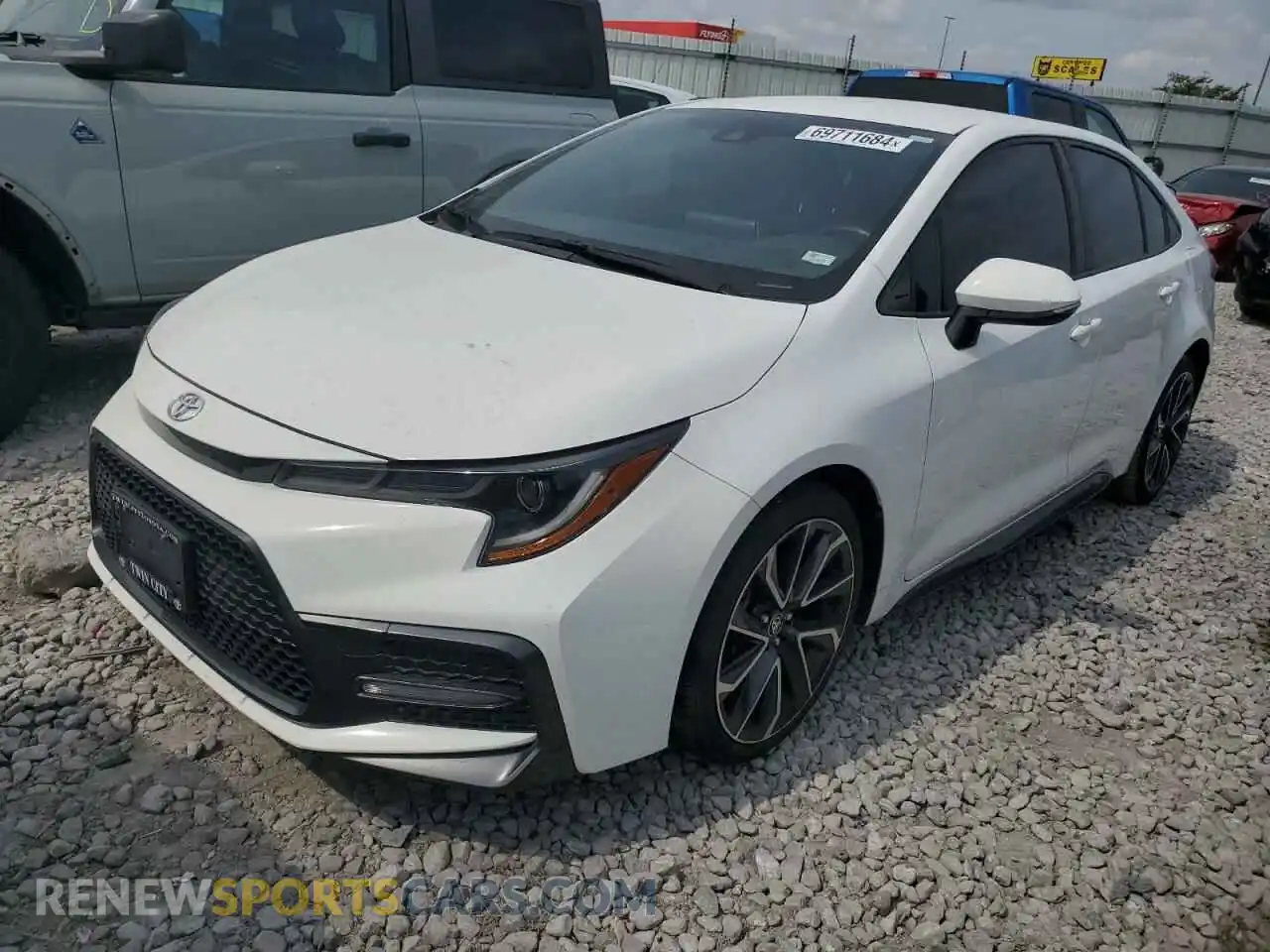 1 fotografías del automóvil dañado JTDS4RCE9LJ011179 TOYOTA COROLLA 2020