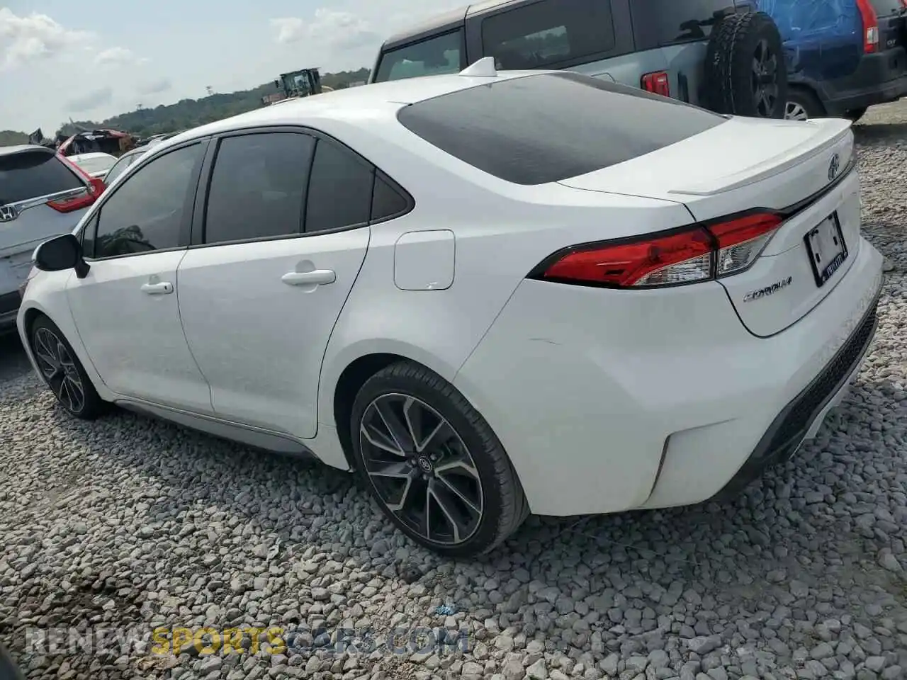 2 fotografías del automóvil dañado JTDS4RCE9LJ011179 TOYOTA COROLLA 2020