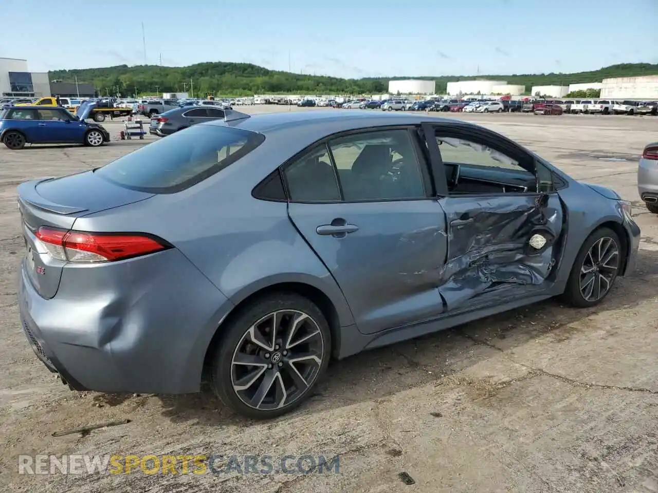 3 fotografías del automóvil dañado JTDS4RCE9LJ016298 TOYOTA COROLLA 2020