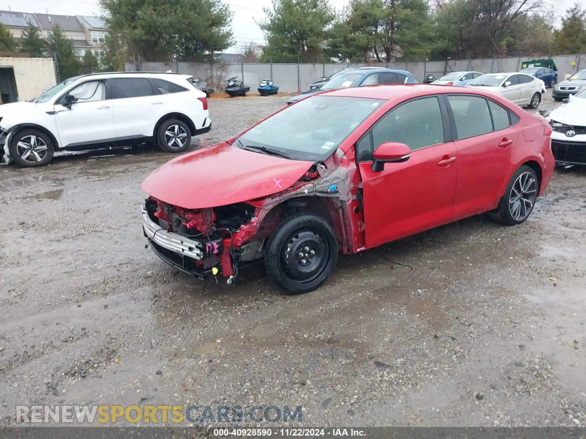 2 Photograph of a damaged car JTDS4RCE9LJ016821 TOYOTA COROLLA 2020