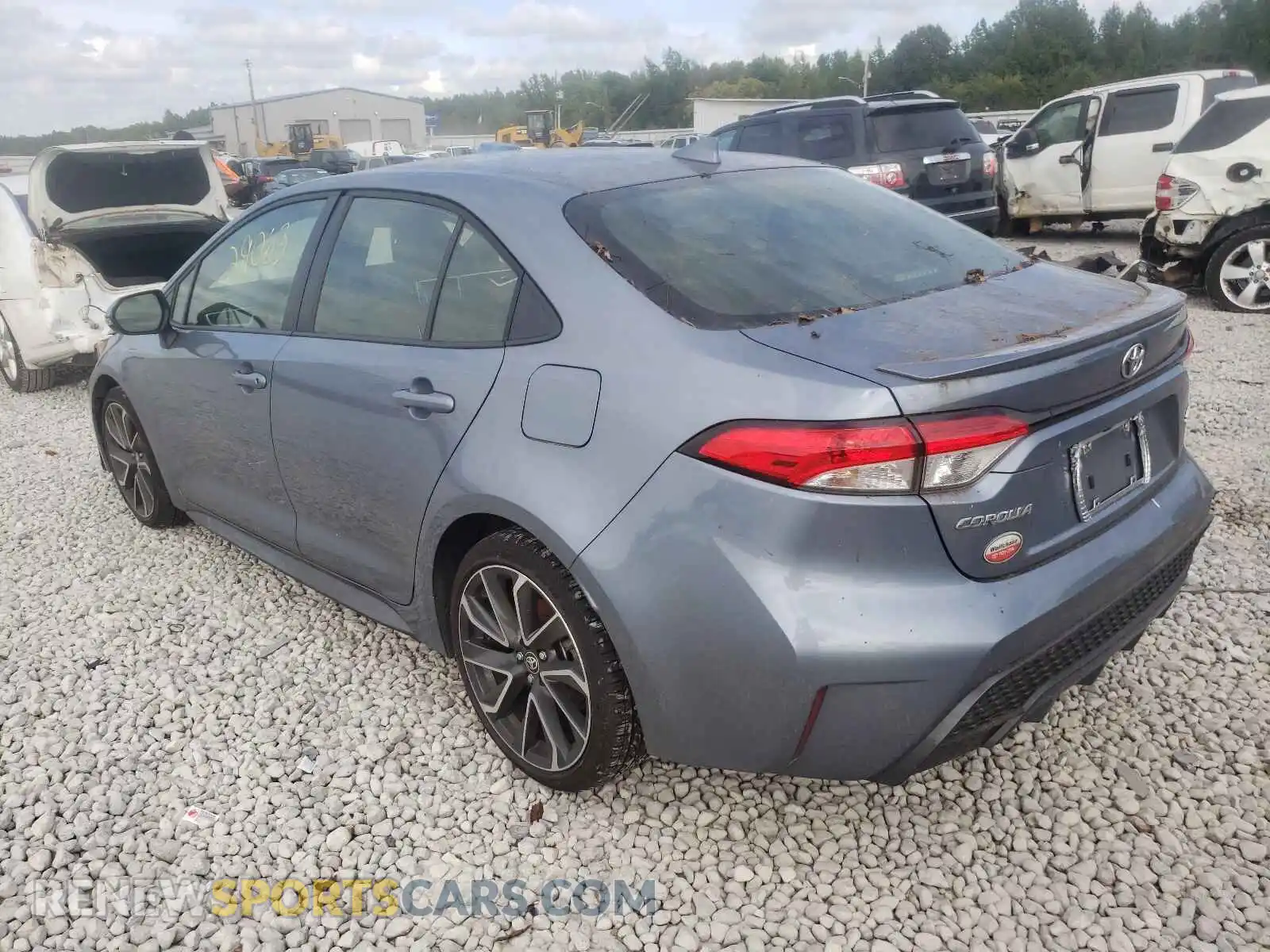 3 fotografías del automóvil dañado JTDS4RCE9LJ021632 TOYOTA COROLLA 2020