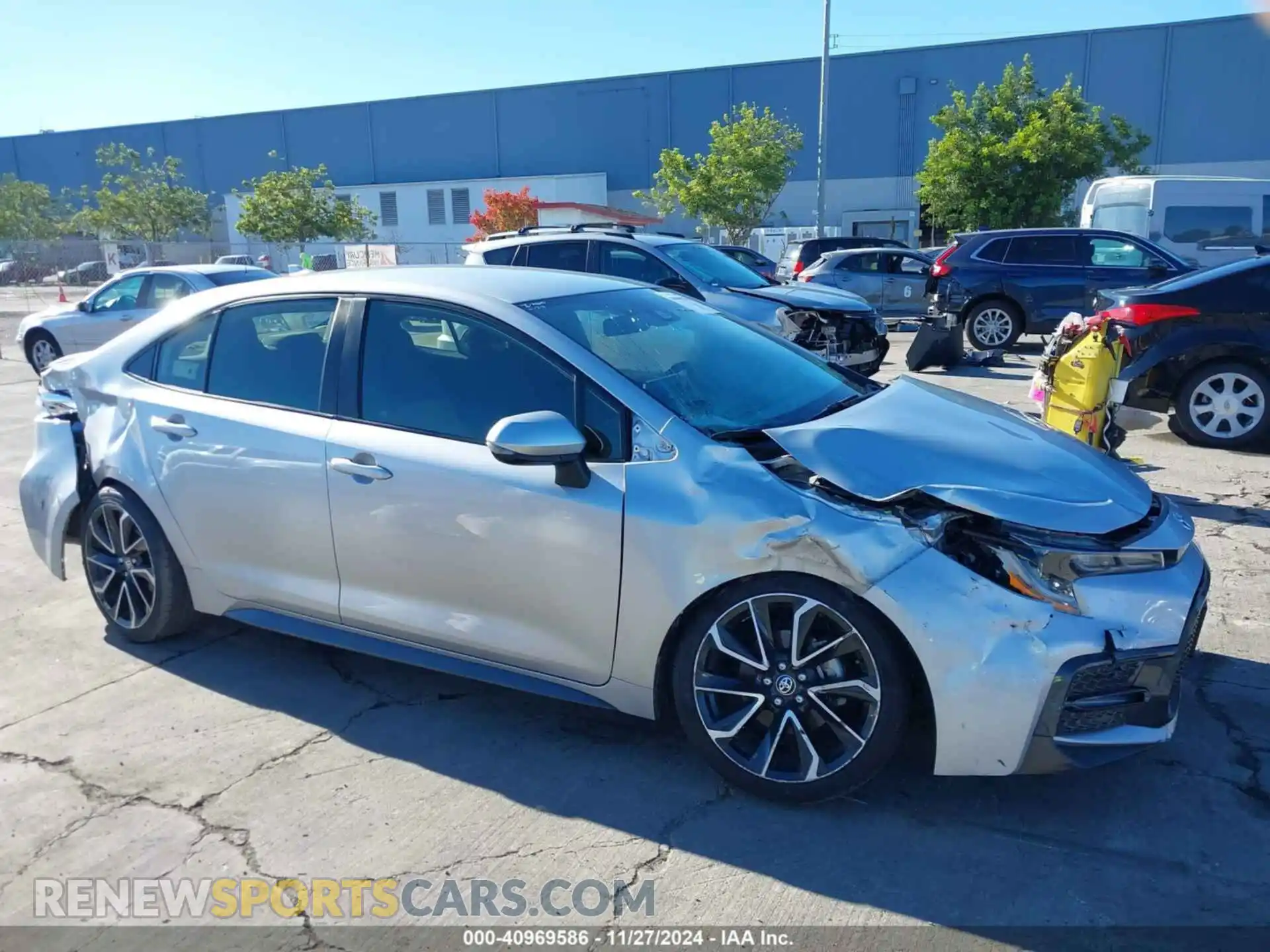 1 Photograph of a damaged car JTDS4RCE9LJ024255 TOYOTA COROLLA 2020
