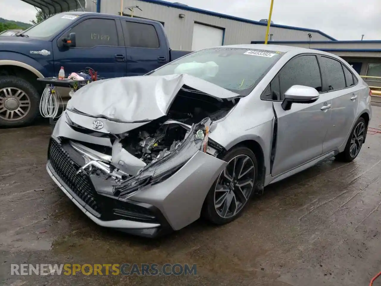 2 Photograph of a damaged car JTDS4RCE9LJ025406 TOYOTA COROLLA 2020