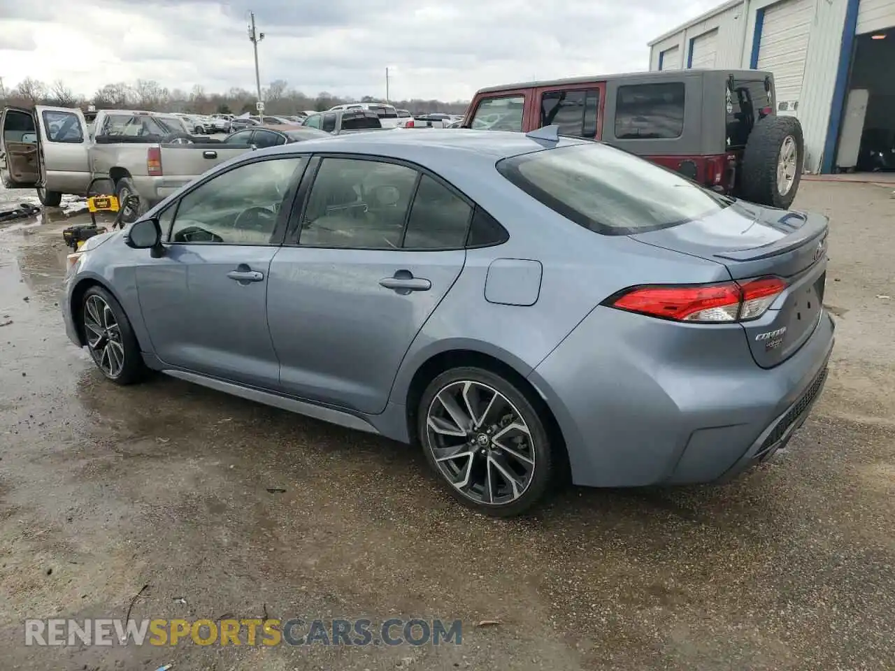 2 Photograph of a damaged car JTDS4RCE9LJ025664 TOYOTA COROLLA 2020