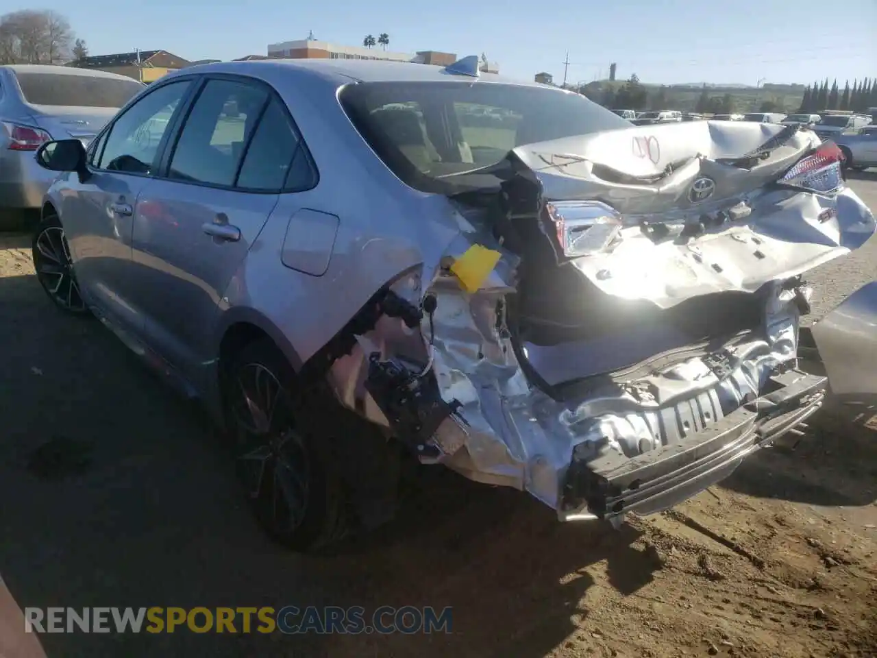 3 Фотография поврежденного автомобиля JTDS4RCE9LJ028855 TOYOTA COROLLA 2020