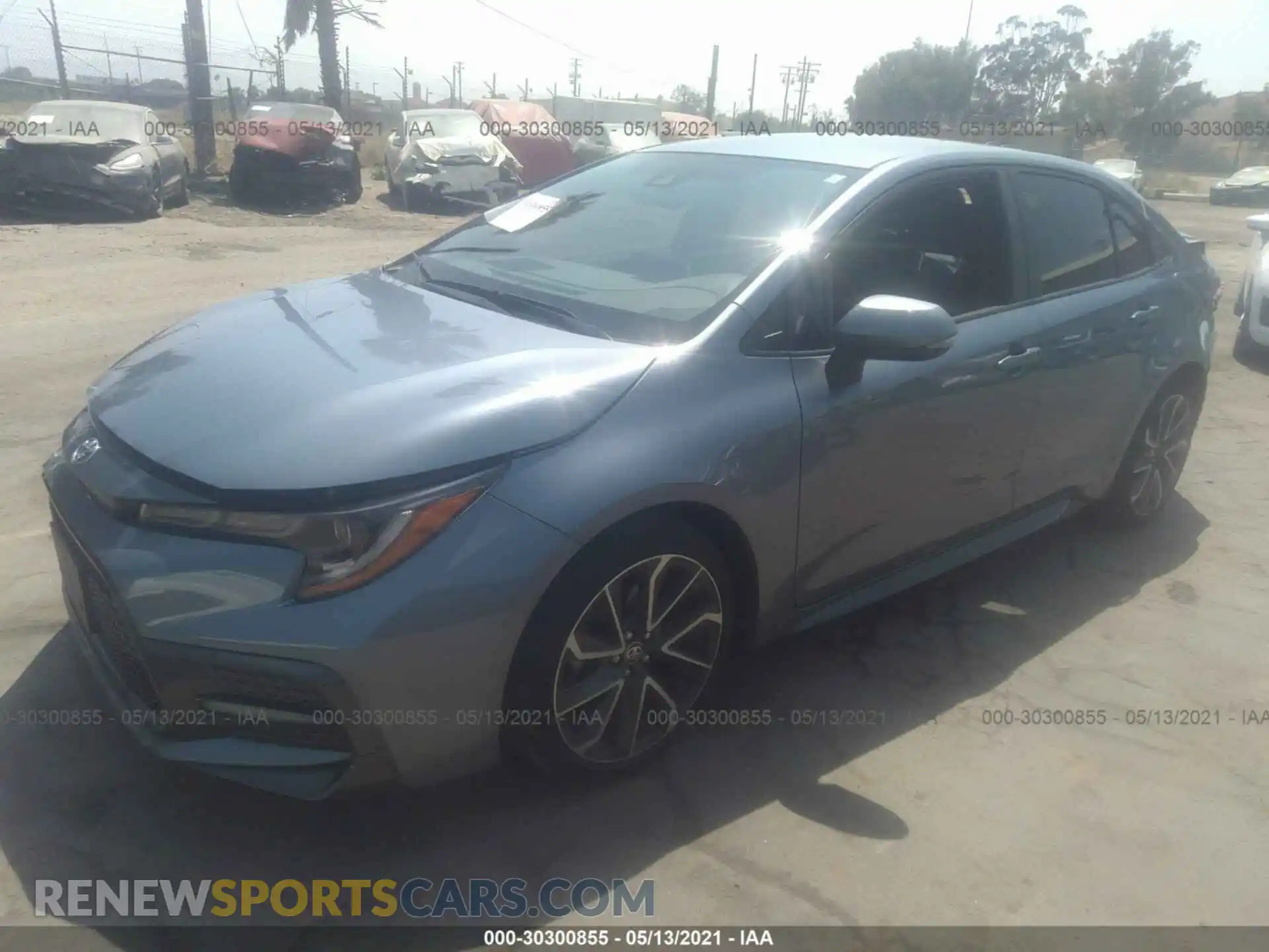 2 Photograph of a damaged car JTDS4RCE9LJ033277 TOYOTA COROLLA 2020