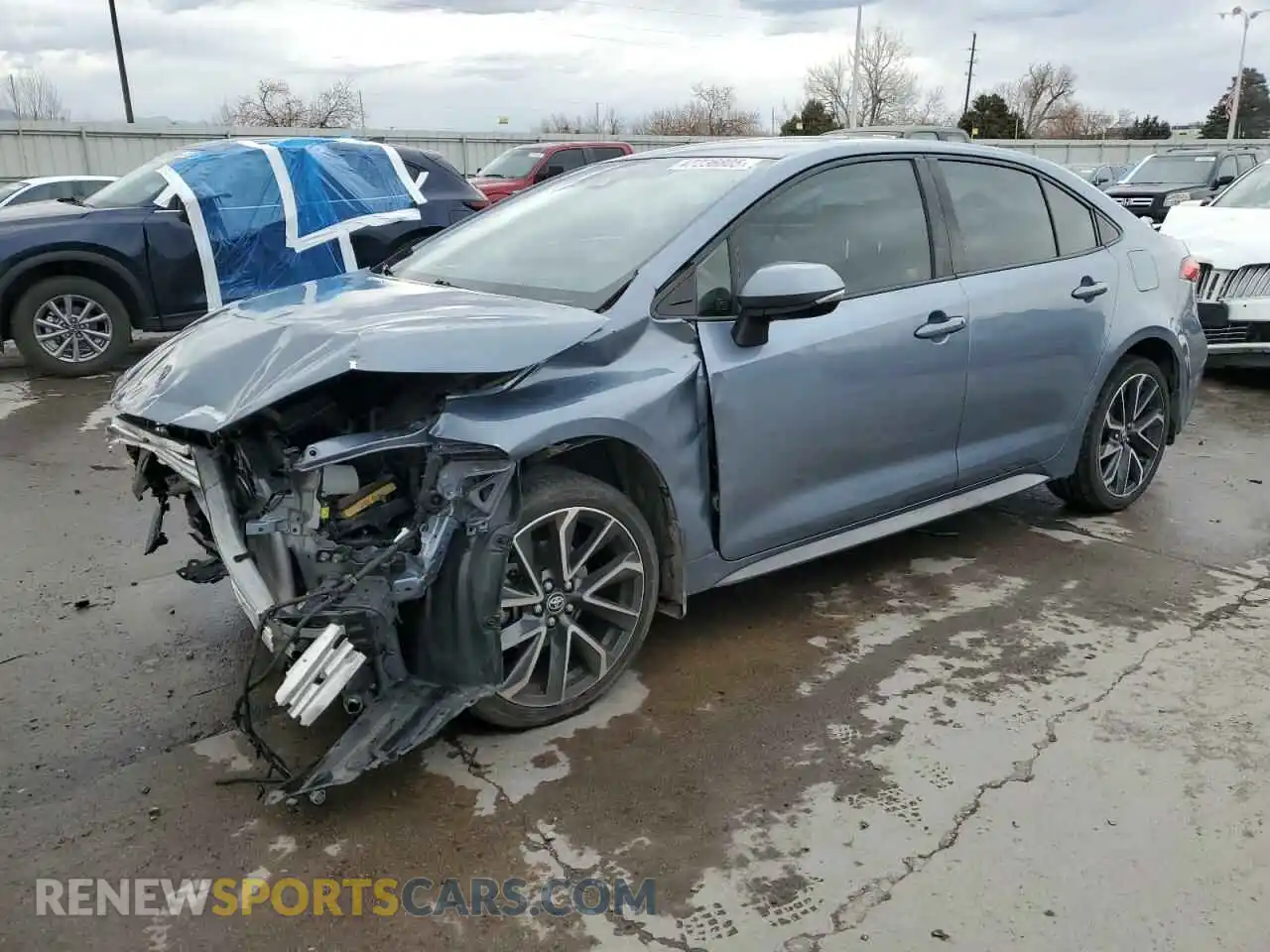 1 Photograph of a damaged car JTDS4RCE9LJ033554 TOYOTA COROLLA 2020