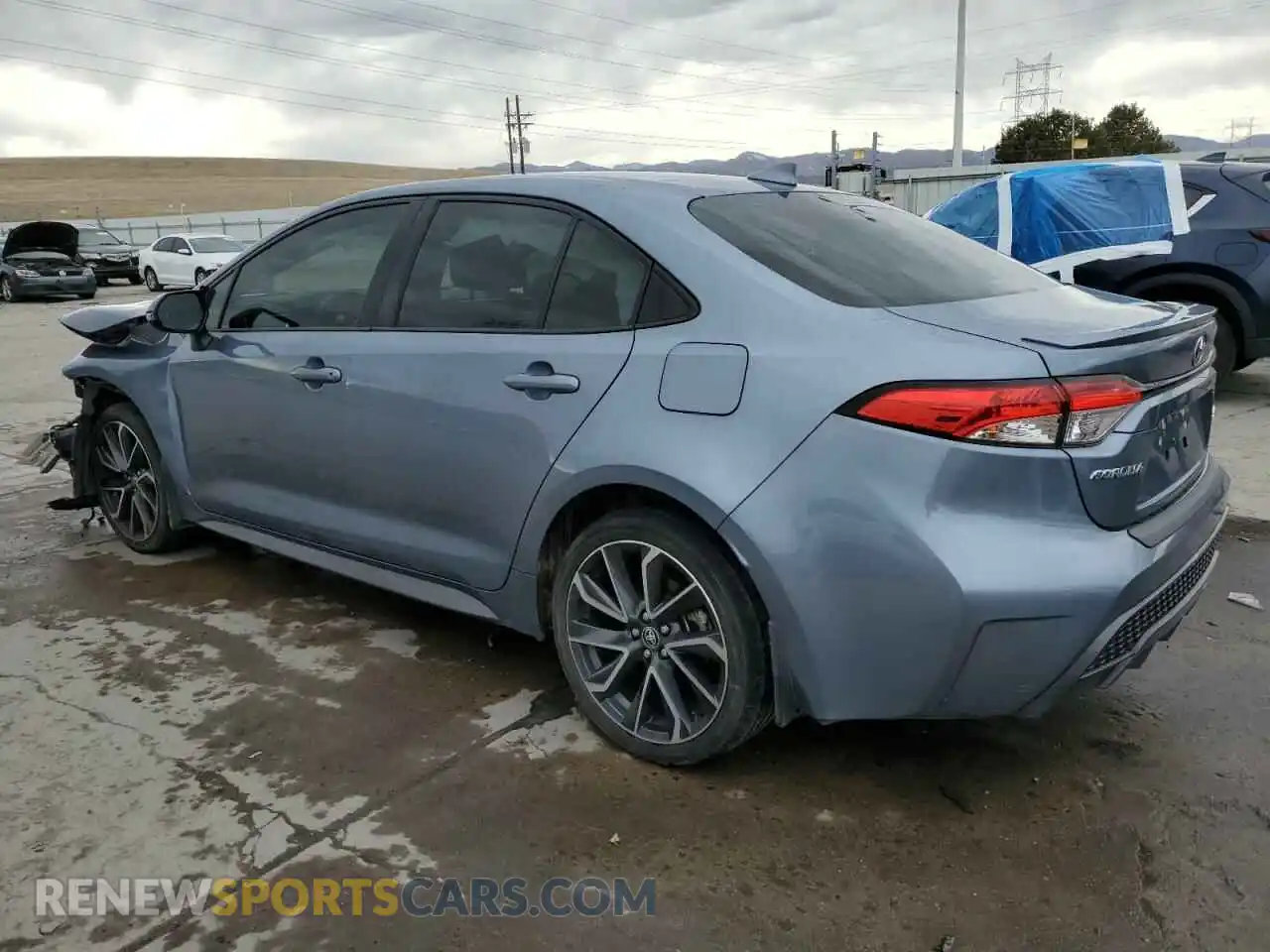 2 Photograph of a damaged car JTDS4RCE9LJ033554 TOYOTA COROLLA 2020