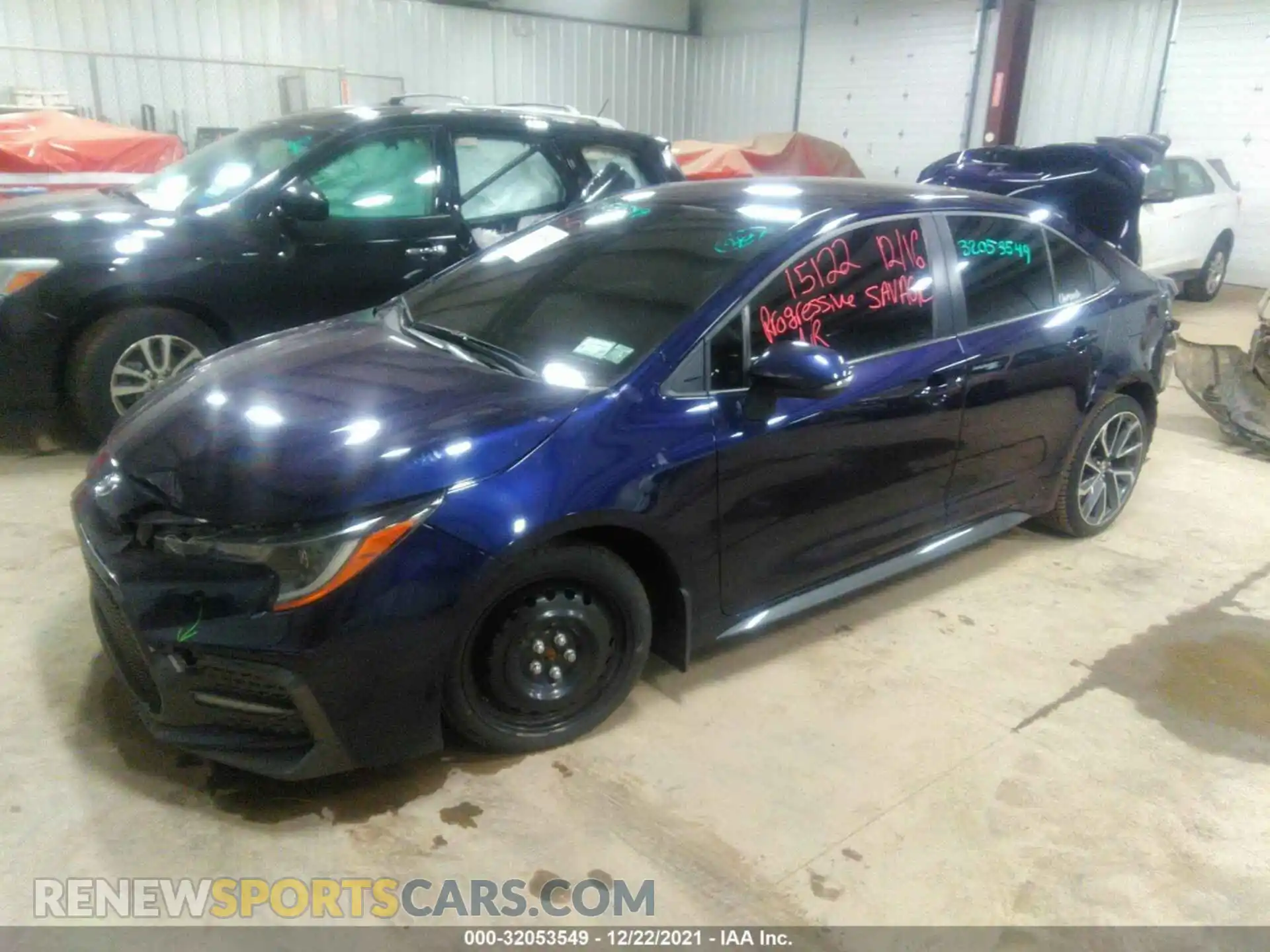 2 Photograph of a damaged car JTDS4RCE9LJ038236 TOYOTA COROLLA 2020