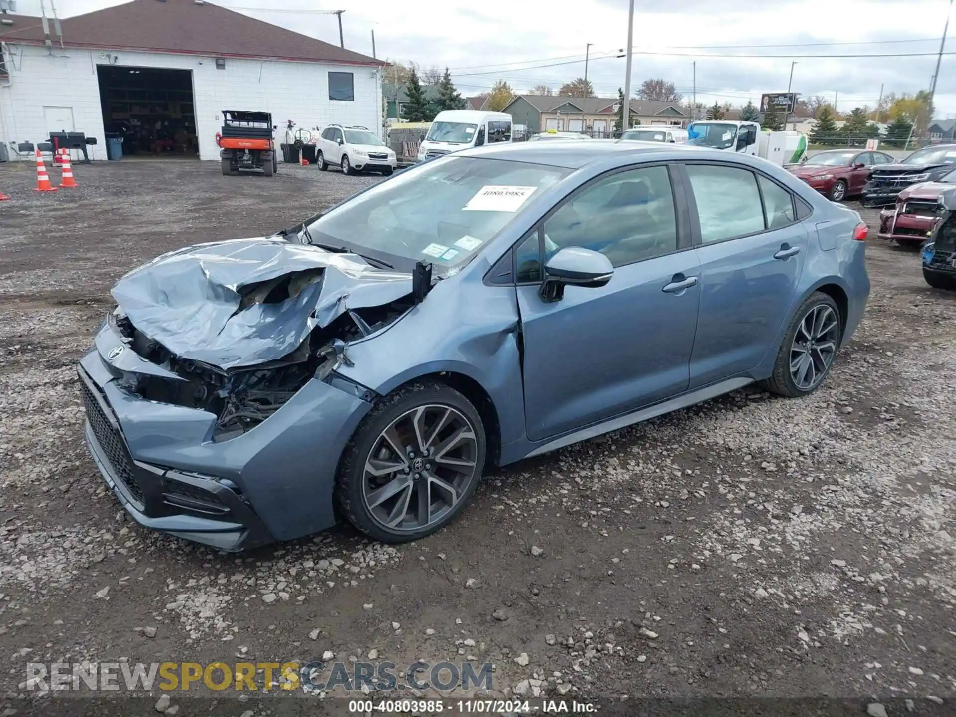 2 Photograph of a damaged car JTDS4RCEXLJ014754 TOYOTA COROLLA 2020
